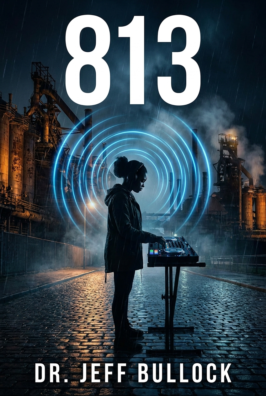 813, a novel by Dr. Jeff Bullock, front cover